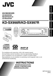 JVC KD-SX997R Manuel D'instructions