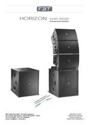 Fbt HORIZON VHA 118SA Mode D'emploi