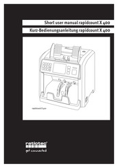 ratiotec rapidcount X 400 Mode D'emploi