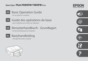Epson Stylus Photo TX810FW Série Guide Des Operations De Base