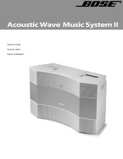 Bose ACOUSTIC WAVE MUSIC SYSTEM II Notice D'utilisation