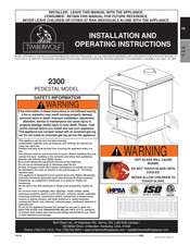 Timberwolf 2300 Instructions D'installation Et D'opération