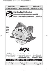 Skil 5080 Consignes De Fonctionnement/Sécurité