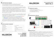 Majorcom MOD TEL 2 Mode D'emploi