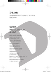 D-Link DSL-2680 Guide D'installation