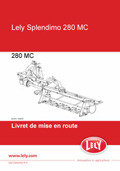 LELY Splendimo 280 MC Livret De Mise En Route