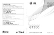 Lg GT350 Guide De L'utilisateur