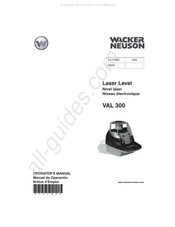 Wacker Neuson VAL 300 Notice D'emploi