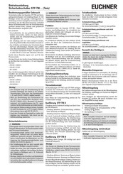 EUCHNER STP-TW4-2131 Serie Mode D'emploi