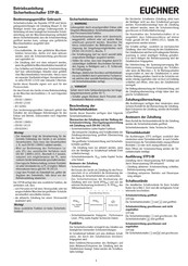 EUCHNER STP3-BI-4141 Serie Mode D'emploi