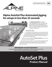 Alpine AutoSet Plus Manuel