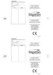 Digitron 2085P Mode D'emploi