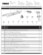 Thule T2 PRO XT 9036 Instructions D'installation