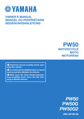 Yamaha PW50G2 2015 Manuel Du Propriétaire