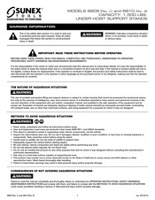 Sunex Tools 6809A Manuel