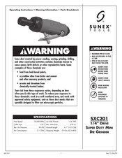 Sunex Tools SXC201 Instructions D'utilisation