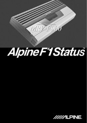 Alpine F1 Status MRV-F900 Mode D'emploi