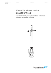 Endress+Hauser Cleanfit CPA450 Manuel De Mise En Service