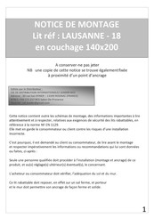 INSIDE75 LAUSANNE-18 Notice De Montage