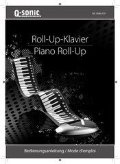 Q-Sonic TECHNOLOGIES Piano Roll-Up Mode D'emploi