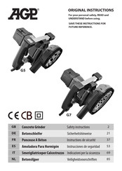 AGP G5 Instructions Originales