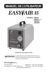 Precision Medical EASYAIR PM15EF Manuel De L'utilisateur