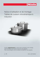 Miele KM 6349 Notice D'utilisation Et De Montage