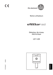 IFM Electronic efector160 LK7 Notice Utilisateurs
