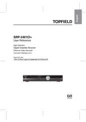 Topfield SRP-2401CI+ Guide D'utilisation