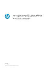 HP PageWide XL Pro 8200 MFP Manuel De L'utilisateur