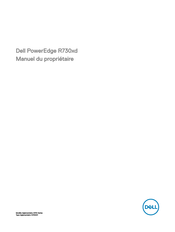 Dell PowerEdge R730xd Manuel Du Propriétaire