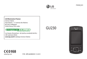 LG GU230 Guide De L'utilisateur