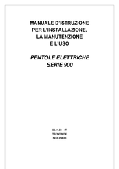Tecnoinox P81FIAE9 Manuel D'installation, D'entretien Et D'emploi