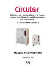 Circutor OPTIM FRS P&P Manuel D'instructions