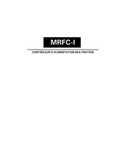 Automated Production MRFC-I Mode D'emploi