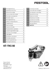 Festool KT-TKS 80 Notice De Montage