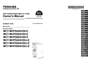 Toshiba MCY-MHP0404HS8J-E Instructions Originales