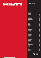 Hilti PMA 31-G Mode D'emploi