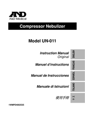 A&D Medical UN-011 Manuel D'instructions