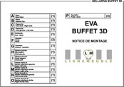 LIGNE MEUBLE EVA BUFFET 3D Notice De Montage