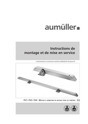 Aumuller FV1 Instructions De Montage Et De Mise En Service