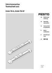 Festo ELGA-TB-G Notice D'utilisation