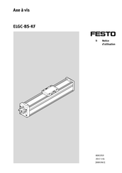 Festo ELGC-BS-KF Notice D'utilisation