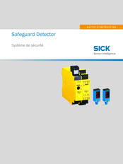 SICK Safeguard Detector Notice D'installation