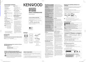 Kenwood M1GD50 Manuel De Demarrage Rapide