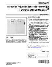 Honeywell MiniZone EMM-3U Notice Technique