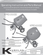 Kushlan Products KPRO-350DD Instructions D'utilisation