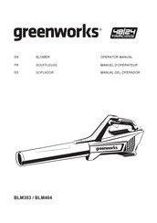 GreenWorks BLM404 Manuel D'opérateur