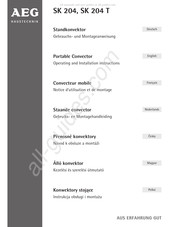 AEG SK 204 Notice D'utilisation Et De Montage