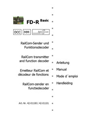 tams elektronik FD-R Basic Mode D'emploi